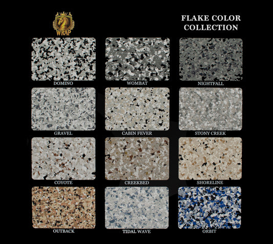 Flake Colors Display All Colors