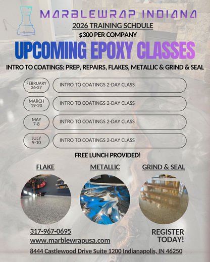 EPOXY FLOORING GROUP TRAININGS - INTRO TO COATINGS